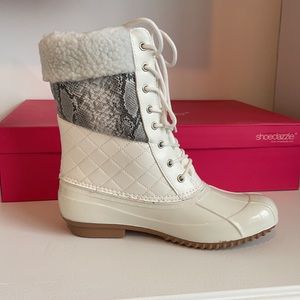 Women’s White Rain Boots